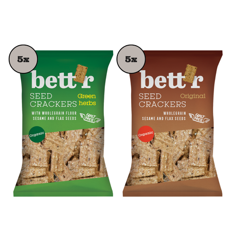 Bio Bett’r Seed Crackers Mix Box